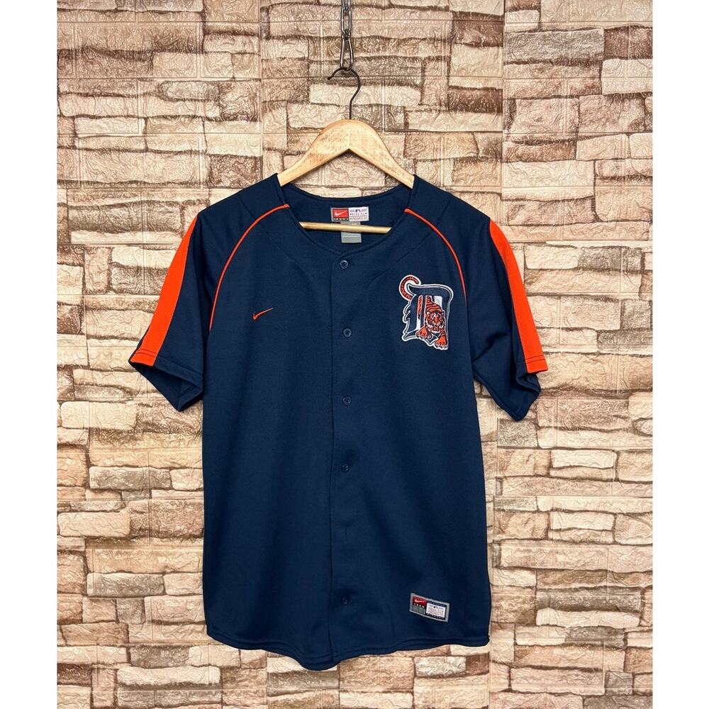 Vintage Nike Detriot Tigers Jersey Mlb baseball Youth Sz XL
